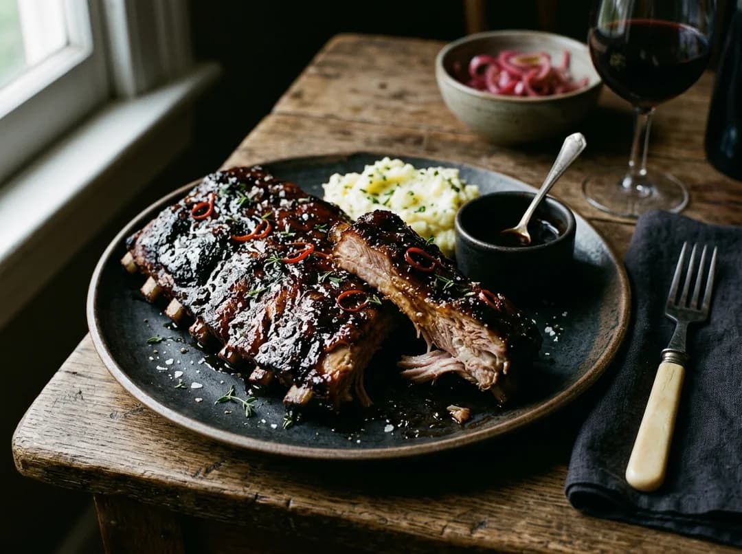 Costilla Glaseada en Panela Orgánica